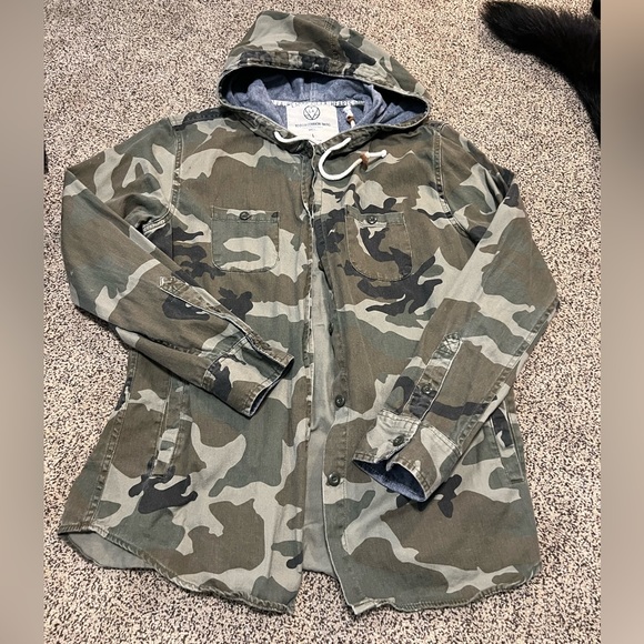 La Hearts Jackets & Blazers - LA Hearts hooded Camo jacket
